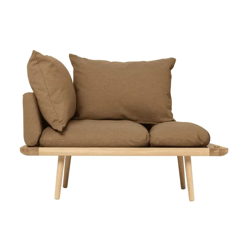 Sista chansen Lounge Around 1.5-sits soffa Oak/Sugar Brown